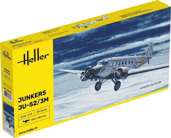 HEL80380 - Aereo militare JUNKERS JU-52/3M da assemblare e verniciare - 1