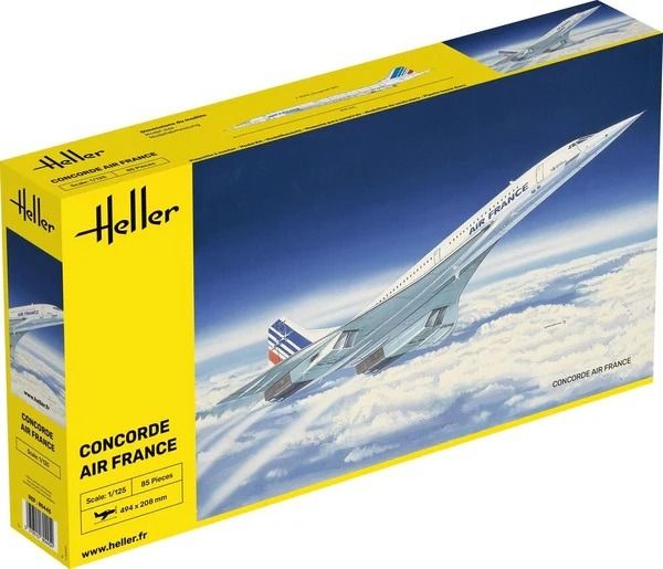 HEL80445 - Aereo di linea Concorde di Air France da assemblare e verniciare - 1