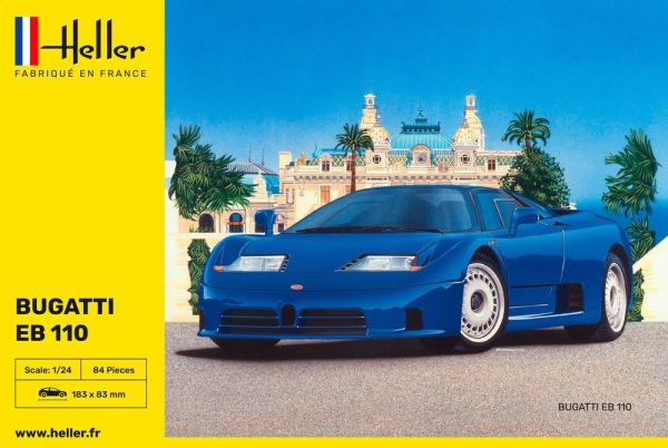 HEL80738 - BUGATTI EB 110 da montare e verniciare - 1