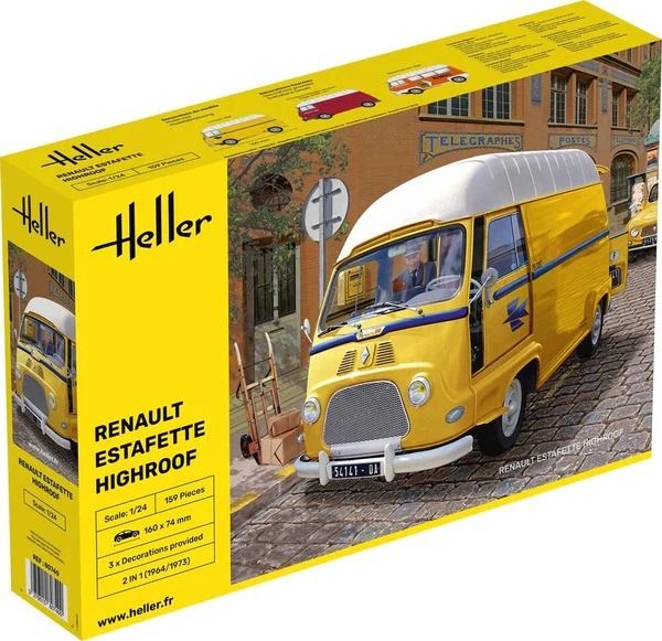 HEL80740 - RENAULT Estafette Highroof da montare e verniciare - 1