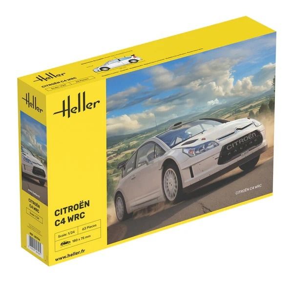 HEL80756 - CITROEN C4 WRC da montare e verniciare - 1