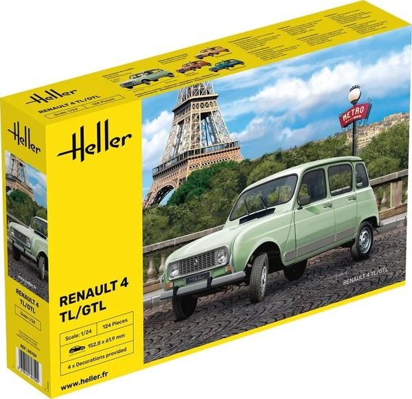 HEL80759 - RENAULT 4TL/GTL da montare e verniciare - 1
