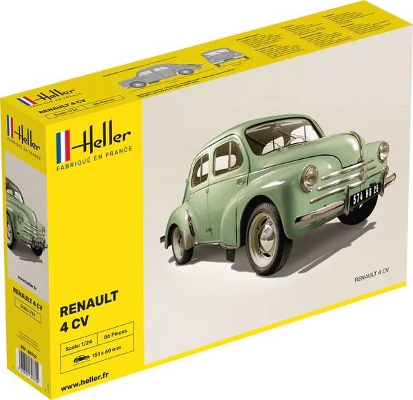 HEL80762 - RENAULT 4CV da montare e verniciare - 1