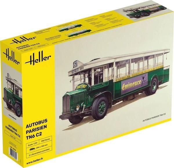 HEL80789 - Autobus parigino TN6 C2 da assemblare e verniciare - 1