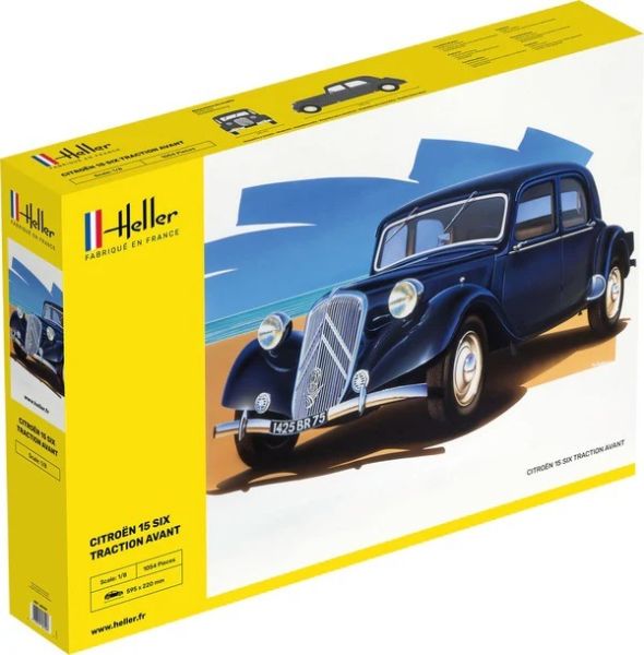 HEL80799 - Citroen 15 SIX Traction Avant da montare e verniciare - 1