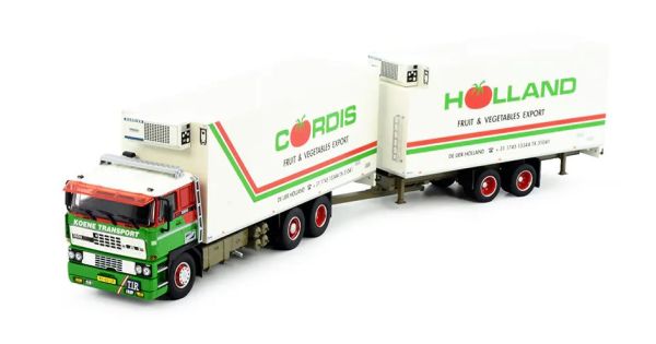 TEK81217 - Autocarro rigido DAF 3300 6x2 con rimorchio refrigerato a 2 assi, KOENE Transport - 1