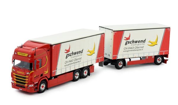 TEK81347 - SCANIA Next Gen. Autocarro Scania Serie R Highline 6x2 con rimorchio a 1+1 assi GSCHWEND - 1