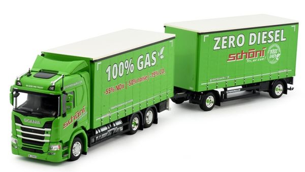 TEK82493 - SCANIA R Camion rettilineo 6x4 di nuova generazione con rimorchio telonato 1+1 assi SCHÖNI - 1