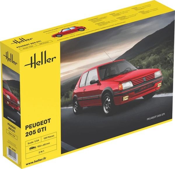 HEL82705 - PEUGEOT 205 GTI da montare e verniciare - 1