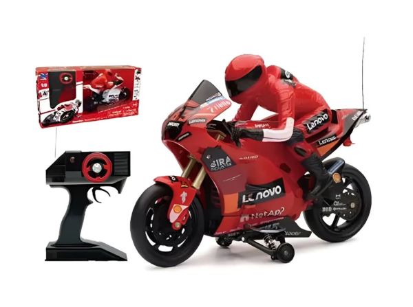 NEW83005 - DUCATI Desmosedici #63 Moto GP F.BAGNAIA Lanciarazzi europeo Rocket 5 radiocomandato - 1