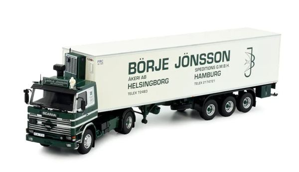 TEK83177 - Scania 142 4x2 con semirimorchio frigorifero a 3 assi BORJE JONSSEN - 1