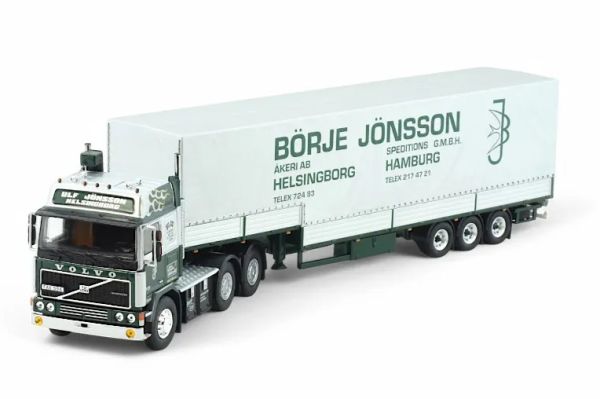 TEK83200 - Volvo F12 Globetrotter 6x4 con rimorchio a 3 assi BORJE JONSSON - 1