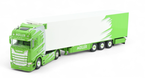 TEK84747 - SCANIA S Highline 4x2 con rimorchio frigorifero a 3 assi MULLER - 1