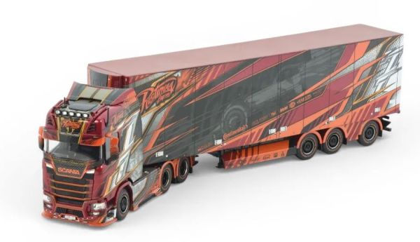 TEK85092 - SCANIA NGS Highline 6x4 con rimorchio refrigerato a 3 assi RISTIMAA-ICEMAN - 1