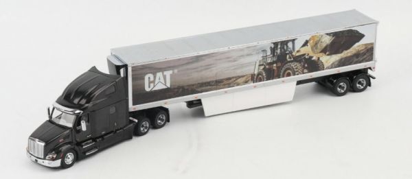 DCM85768 - PETERBILT 579 Ultra Loft 6x4 con rimorchio Caterpillar a 2 assi - 1