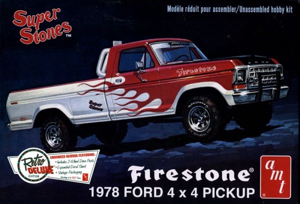 AMT858M/12 - FORD Pick-Up 4x4 1978 Firestone - Super Stones da assemblare e verniciare - 1