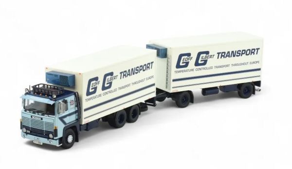 TEK86509 - SCANIA 141 6x4 autoarticolato refrigerato con rimorchio refrigerato a 1+1 assi GEOFF GILBERT - 1