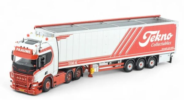 TEK87077 - SCANIA Next Generation R650 6x4 con rimorchio per trasporto cereali PAAUWE a 3 assi - 1
