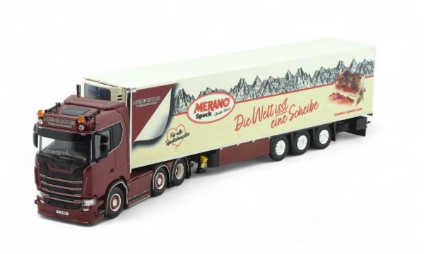 TEK87887 - SCANIA Serie S Next Generation Highline 6x2 con rimorchio refrigerato HEINRICHS a 3 assi - MERANO SPECK - 1