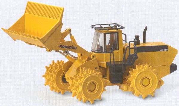 CON2437 - Compattatore a piedi di pecora KOMATSU WF 450-3 - 1
