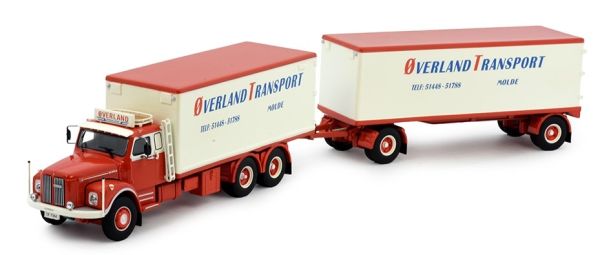 TEK82117 - SCANIA LS76 6x4 rigido con rimorchio 2 Assi OVERLAND - 1