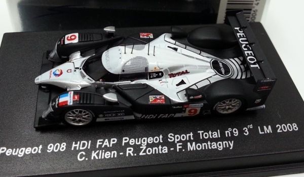 SPA87S087 - PEUGEOT 908 HDI FAP #9 – 3° a Le Mans 2008 C.KLIEN. R.ZONTA. F. MONTAGNA - 1