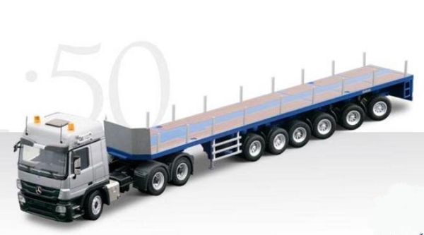 CON72155 - MERCEDES ACTROS MP3 6x4 GOLDHOFER Con rimorchio 6 assi Direzionali - 1