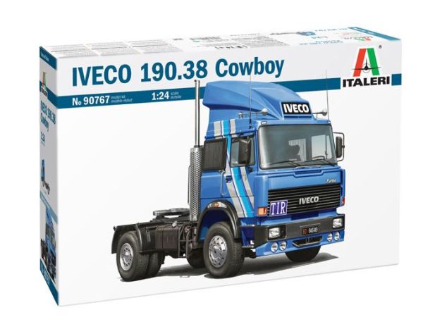 ITA90767 - IVECO 190.38 4x2 CowBoy blu da assemblare e verniciare - 1
