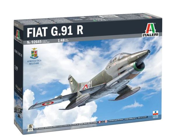ITA92645 - Aereo da ricognizione FIAT G.91 R da assemblare e verniciare - 1
