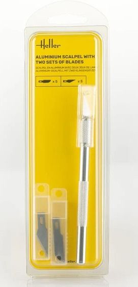 HEL99009 - Bisturi in alluminio con lama a punta fine - 1