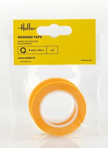HEL99011 - 2 rotoli di nastro adesivo di carta, 3 mm x 18 m - 1