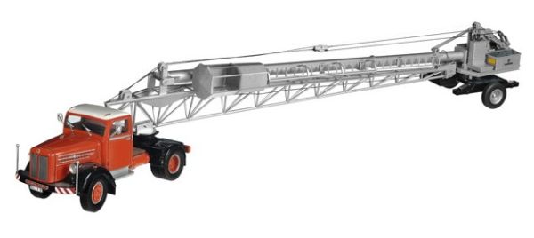 NZG664 - Autocarro SCANIA L60 4x2 con gru LIEBHERR Form 6 - 1