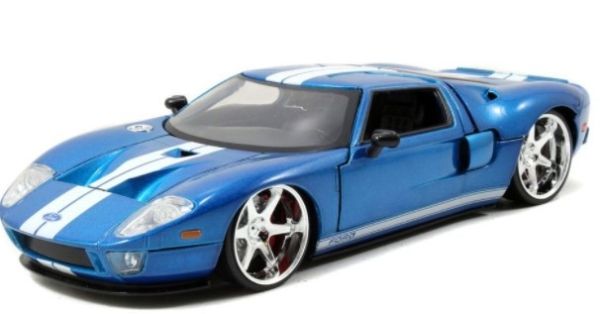 JAD97177 - FORD GT 2005 Blu FAST & FURIOUS - 1