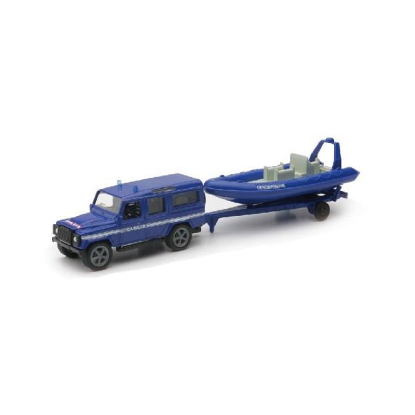 NEW19915D - Gendarmeria 4x4 e set di barche - 1