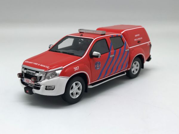 ALARME0037 - ISUZU D-MAX cabina doppia Vigile del fuoco all'aeroporto di Bruxelles Limitato a 300 ex. - 1