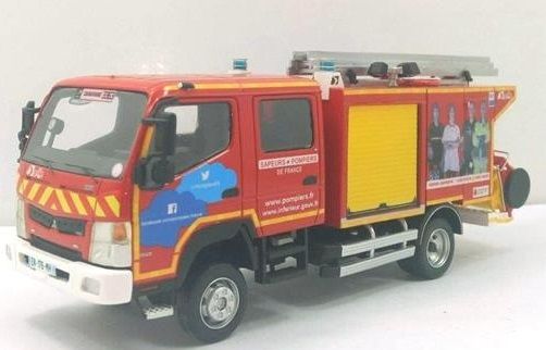 ALERTE0067B - MITSUBISHI FUSO Canter Gallin CCRL TDF autopompa antincendio 2017 limitata a 320 copie - 1