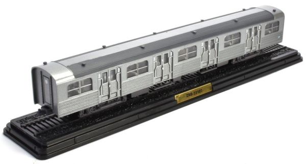 ATL2434008 - Rimorchio intermedio ZBB-25101 di seconda classe in acciaio inox grigio per automotrici Tipo ZBD-5101 SNCF della serie Les Automotrices des Réseaux Français macchina non funzionante - 1