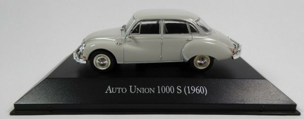 MAGARG37 - AUTO UNION 1000S berlina 4 porte grigia del 1960 venduta in blister - 1
