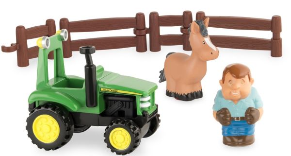 BRI43067 - Set fattoria con trattore JOHN DEERE e accessori - 1