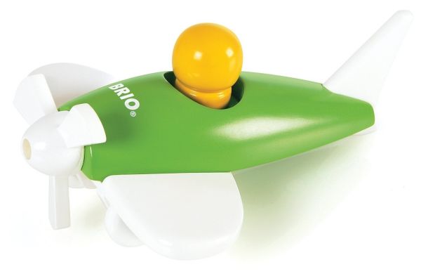 BRIO30205V - Aliante verde in legno - 1