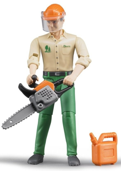 BRU60030 - Uomo con motosega Scala: 1/16 - 1