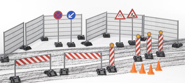 BRU62007 - Barriere e accessori da cantiere Scala: 1/16 - 1
