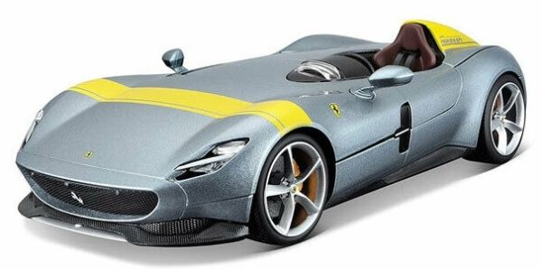 BUR26027 - FERRARI Monza SP1 2019 grigio metallizzato - 1
