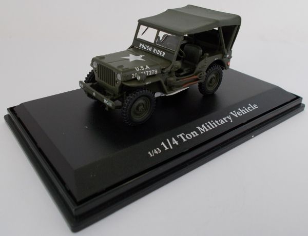 CAR4-91870 - JEEP US Army coprì un veicolo militare da 1/4 di tonnellata il 6 giugno 1944 D-Day - 1