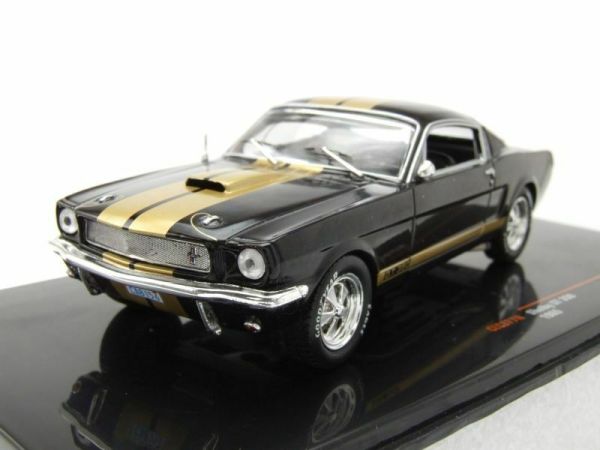 IXOCLC377N - FORD Mustang Shelby GT 350 1965 Nera con strisce dorate - 1
