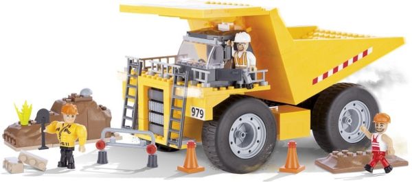 COB1665 - Dumper grande con 3 personaggi - 300 pezzi - 1