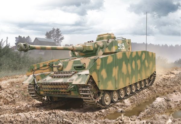 ITA6578 - Pz. Kpfw. IV Ausf. H da assemblare e dipingere - 1