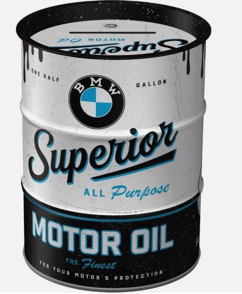 CRMB31501 - Salvadanaio retrò BMW - Superior Motor Oil - 1