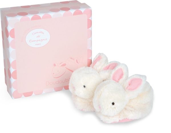 DC1308 - CONIGLIO CANDY - Ciabattine con sonaglio rosa - 0/6 mesi - 1