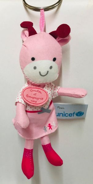 DC2934VACHE - Portachiavi UNICEF - Mucca Rosa - 1